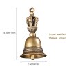 Brass Handicraft Magic Bell Wind Bell Tibetan Bronze Bell Keychain Pendant For Cristmas Home Decoration Pendant Antique Bell 6
